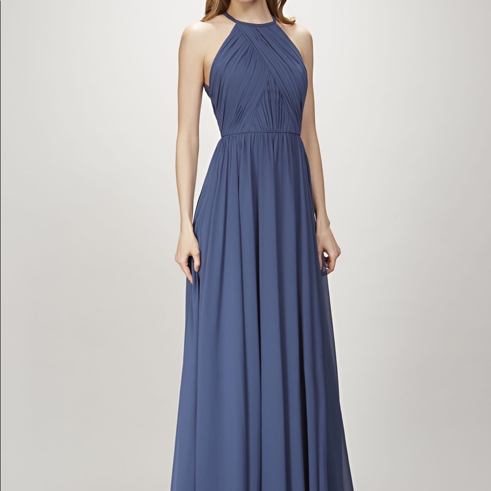 Theia Allison Bridesmaids Dress in BURGUNDY (sz 8)